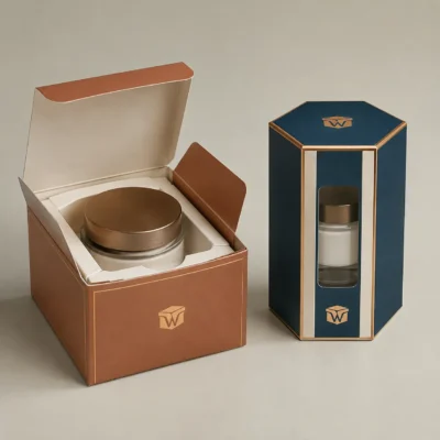 Custom cream boxes